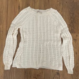 Loft White, Textured Women’s Sweater XS
